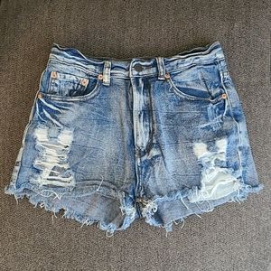 High Waisted Jean Shorts